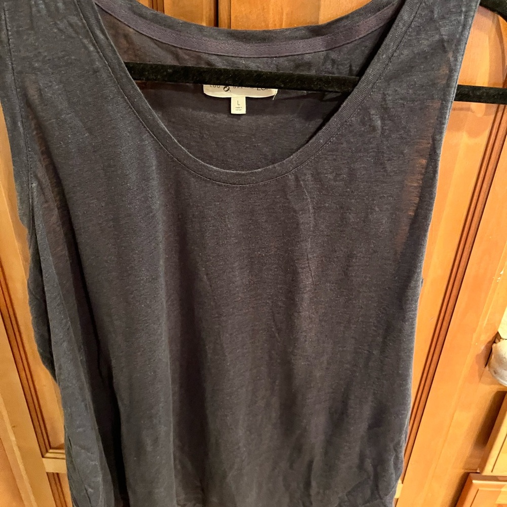 LOFT Charcoal Tank Top